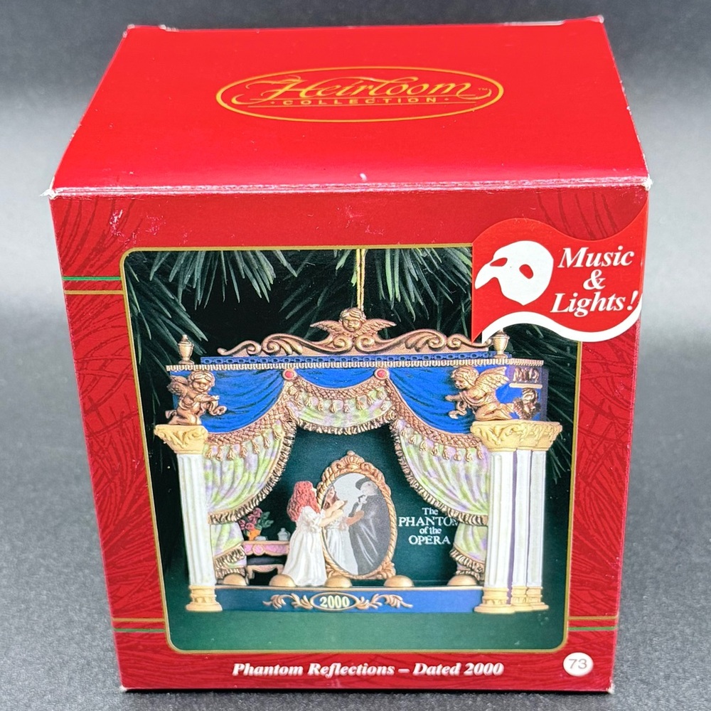 2000 Phantom of the Opera Musical Christmas Tree Ornament